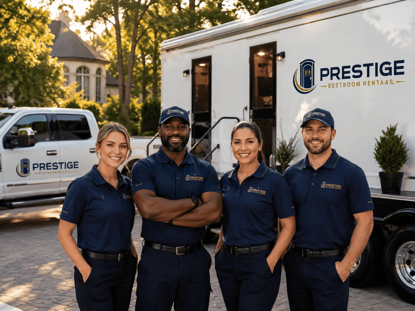 Trusted Luxury Portable Restrooms company in Hampden, ND